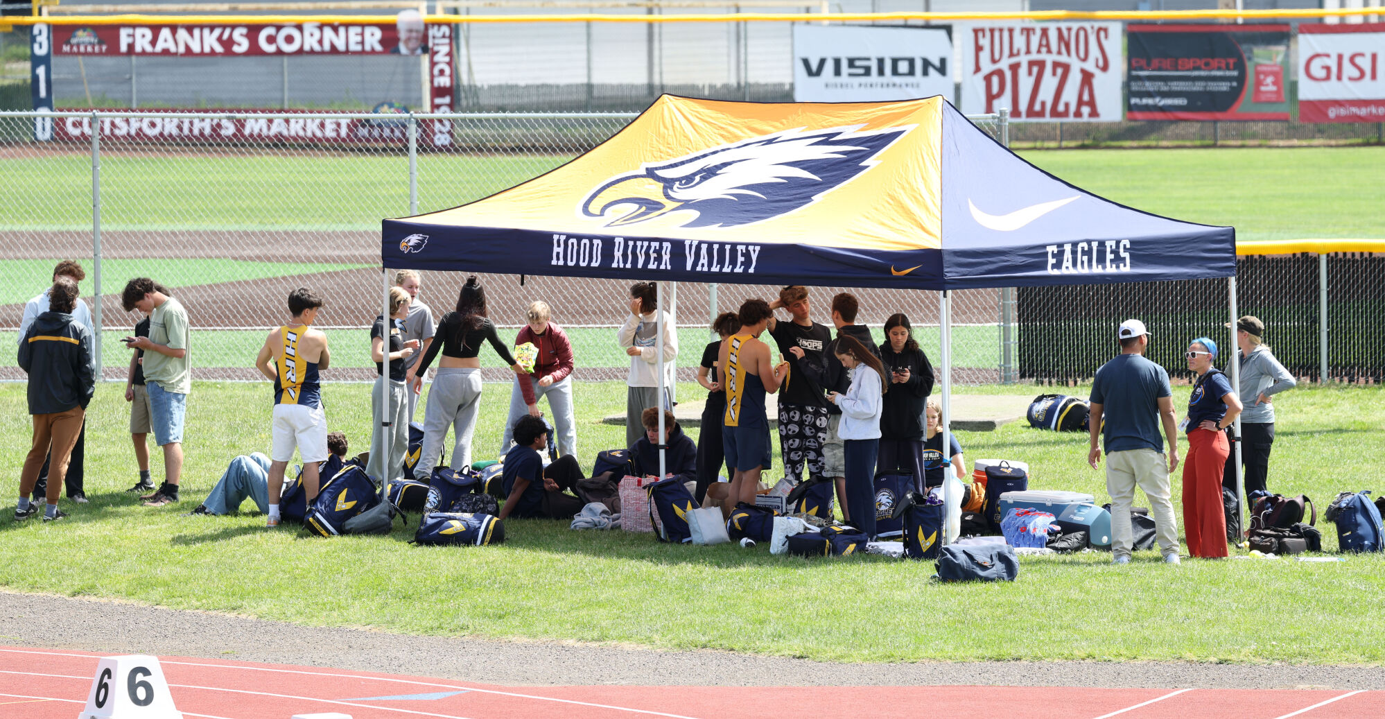 Eagle boys third at district track and field meet